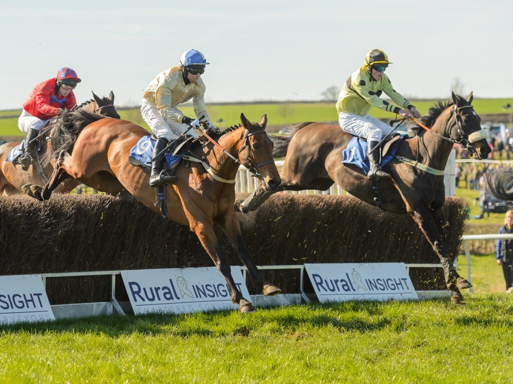 Horse racing at Garthorpe racecourse