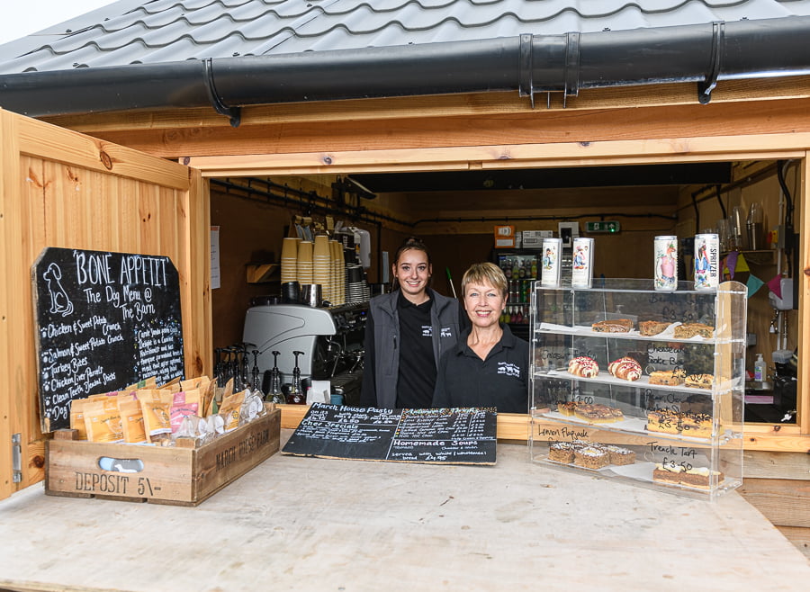 The coffee hut at March House Farm